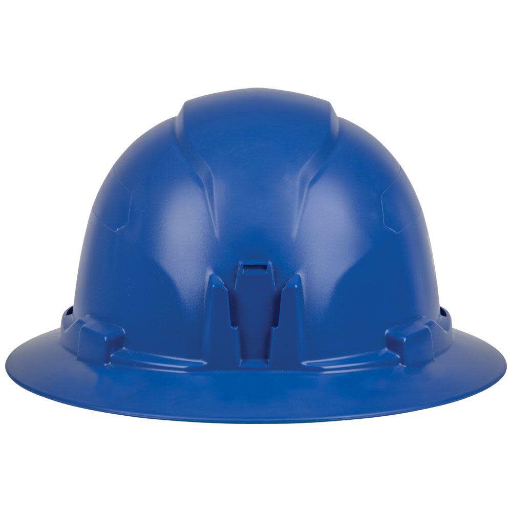 Hard Hat Non-vented Full Brim Blue 60249