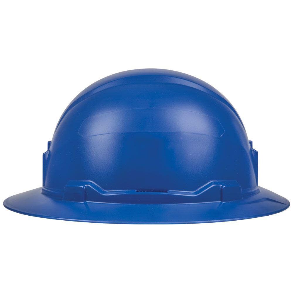 Hard Hat Non-vented Full Brim Blue 60249