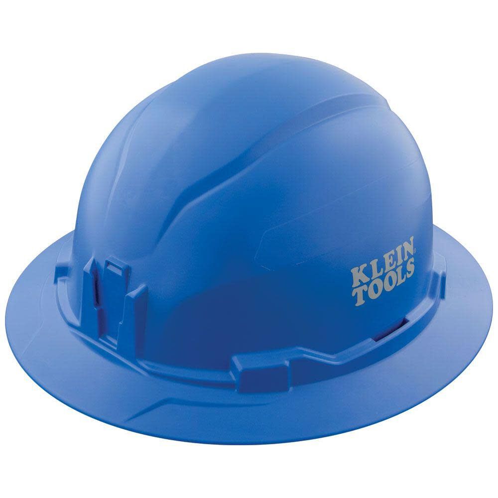 Hard Hat Non-vented Full Brim Blue 60249