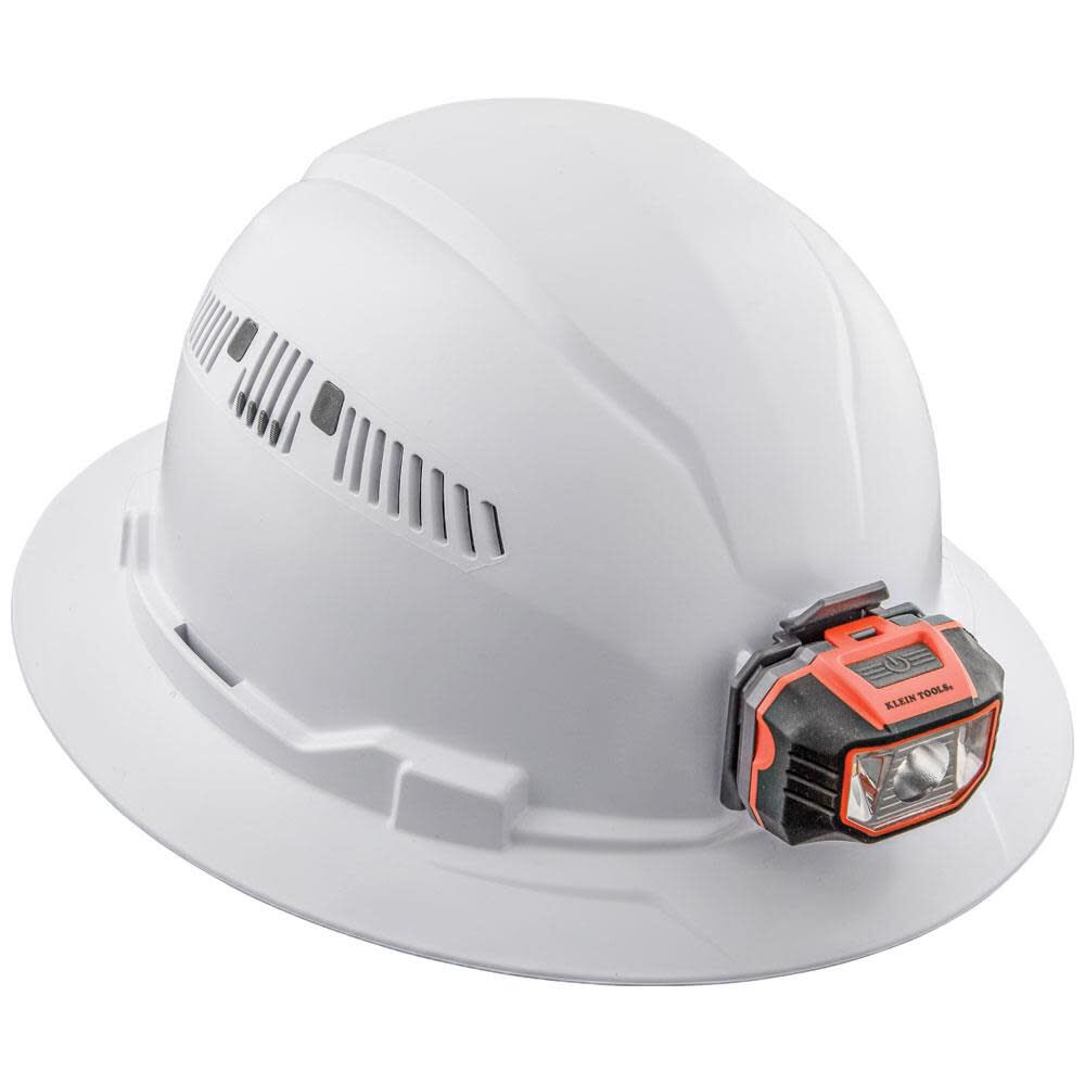 Hard Hat Vented Brim with Headlamp 60407