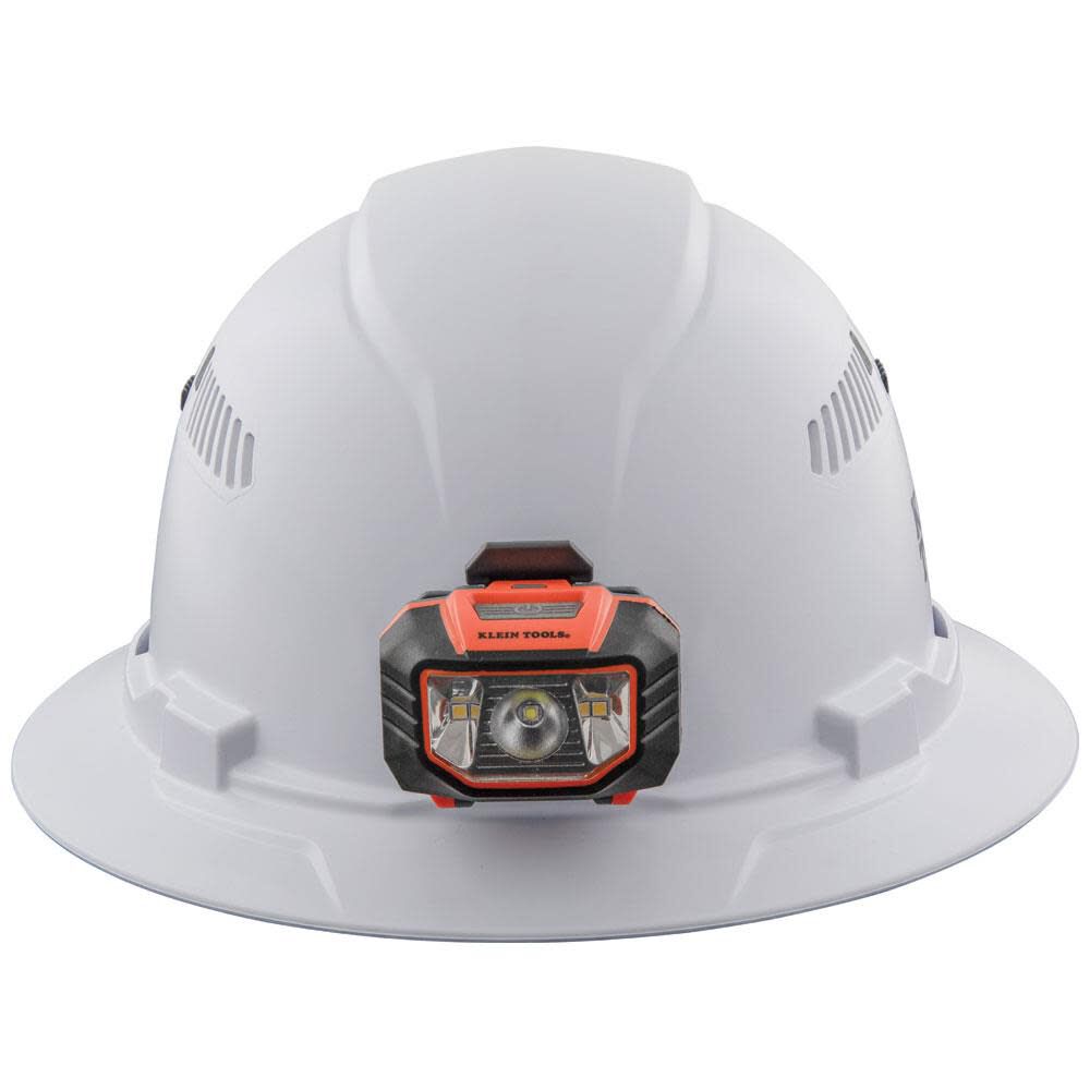 Hard Hat Vented Brim with Headlamp 60407