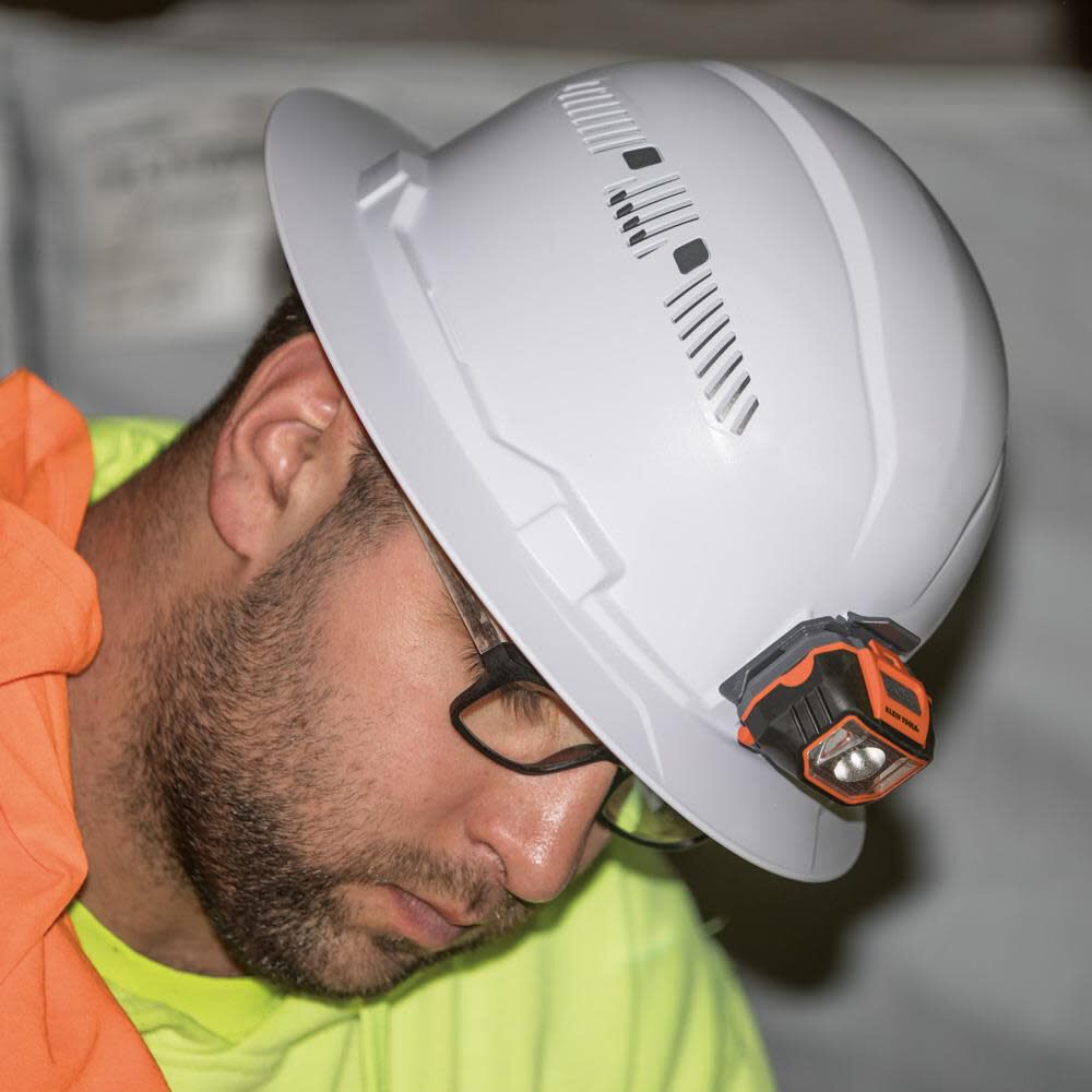 Hard Hat Vented Brim with Headlamp 60407