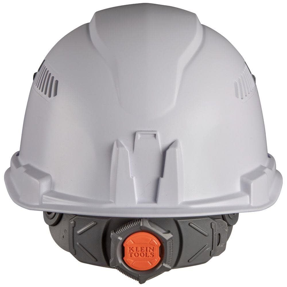 Hard Hat Vented Cap Style with Rechargeable Headlamp White 60113RL