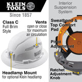 Hard Hat Vented Full Brim Style 60401