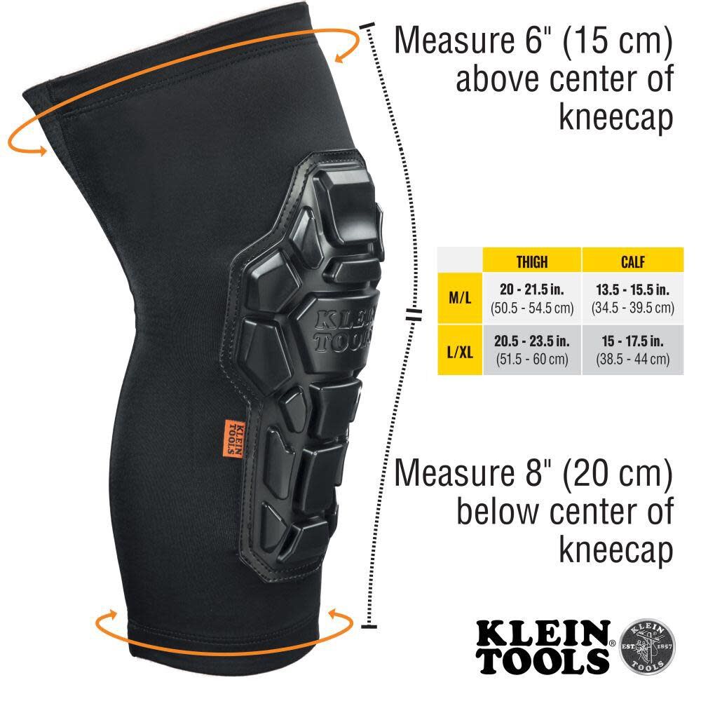 Heavy Duty Knee Pad Sleeves L/XL 60611