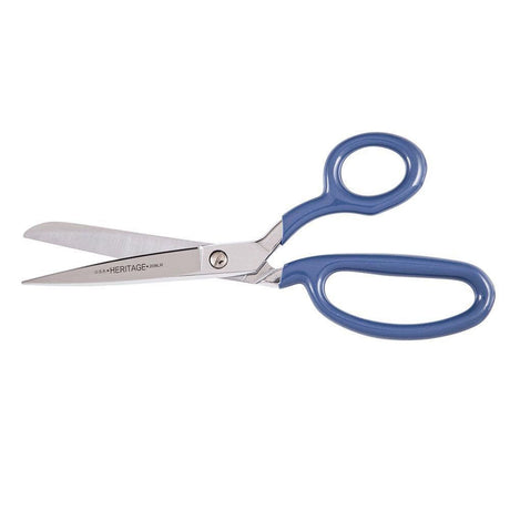 Heritage 8in Bent Trimmer with Large Ring Blue Coating 208LRBLUP