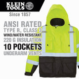 Hi Viz Winter Bomber Jacket Large 60364