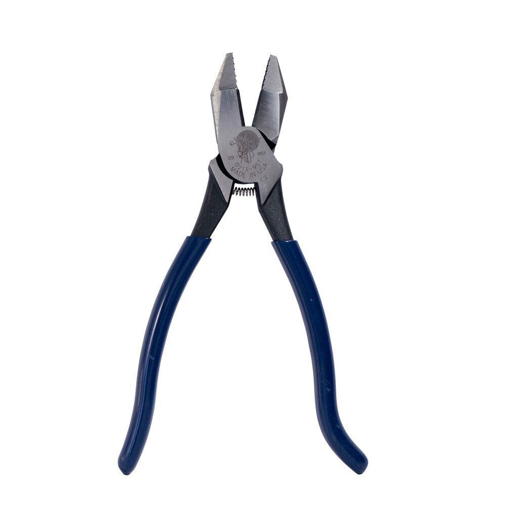 Ironworker's Pliers 9-in Construction Side Cutting Pliers D2139ST