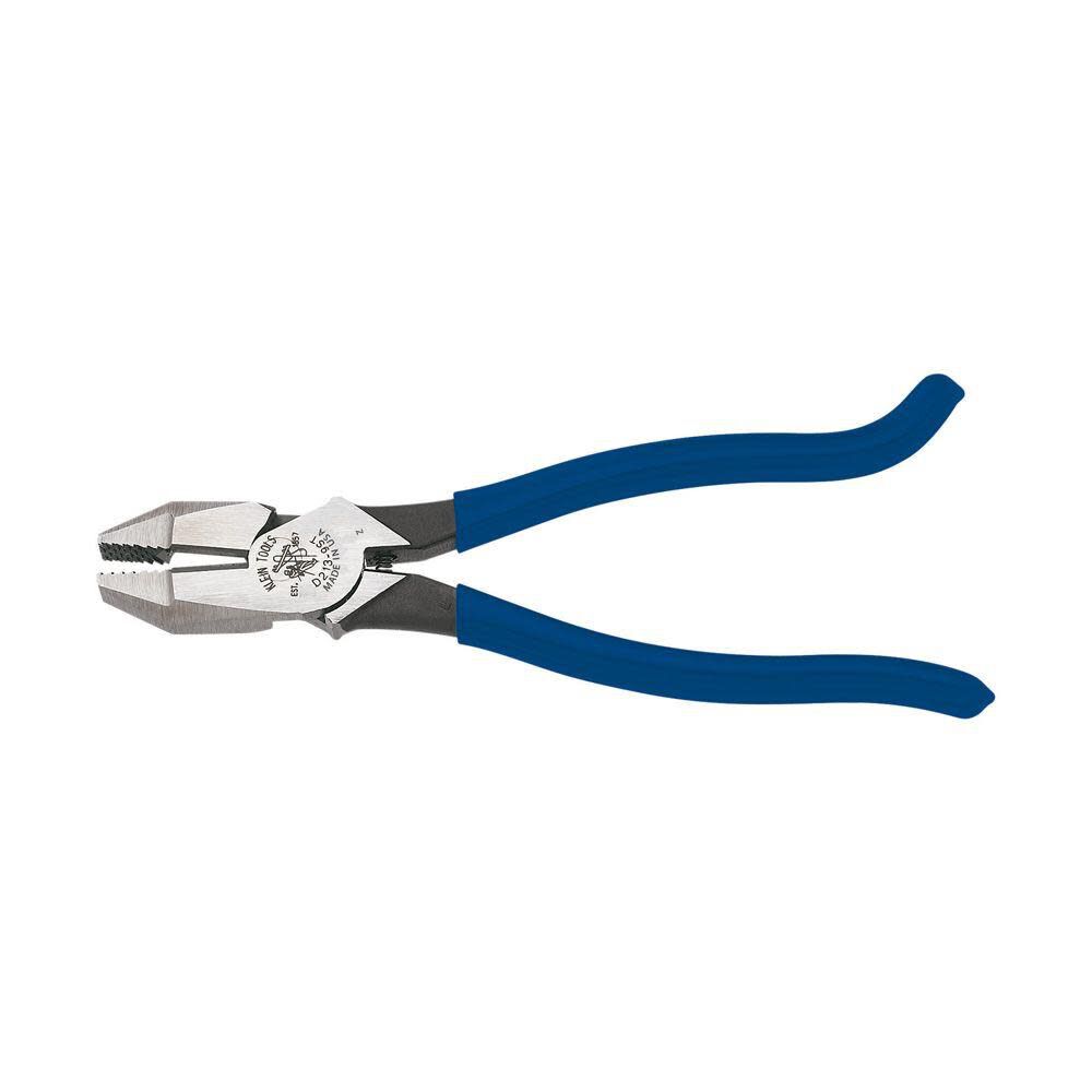 Ironworker's Pliers 9-in Construction Side Cutting Pliers D2139ST