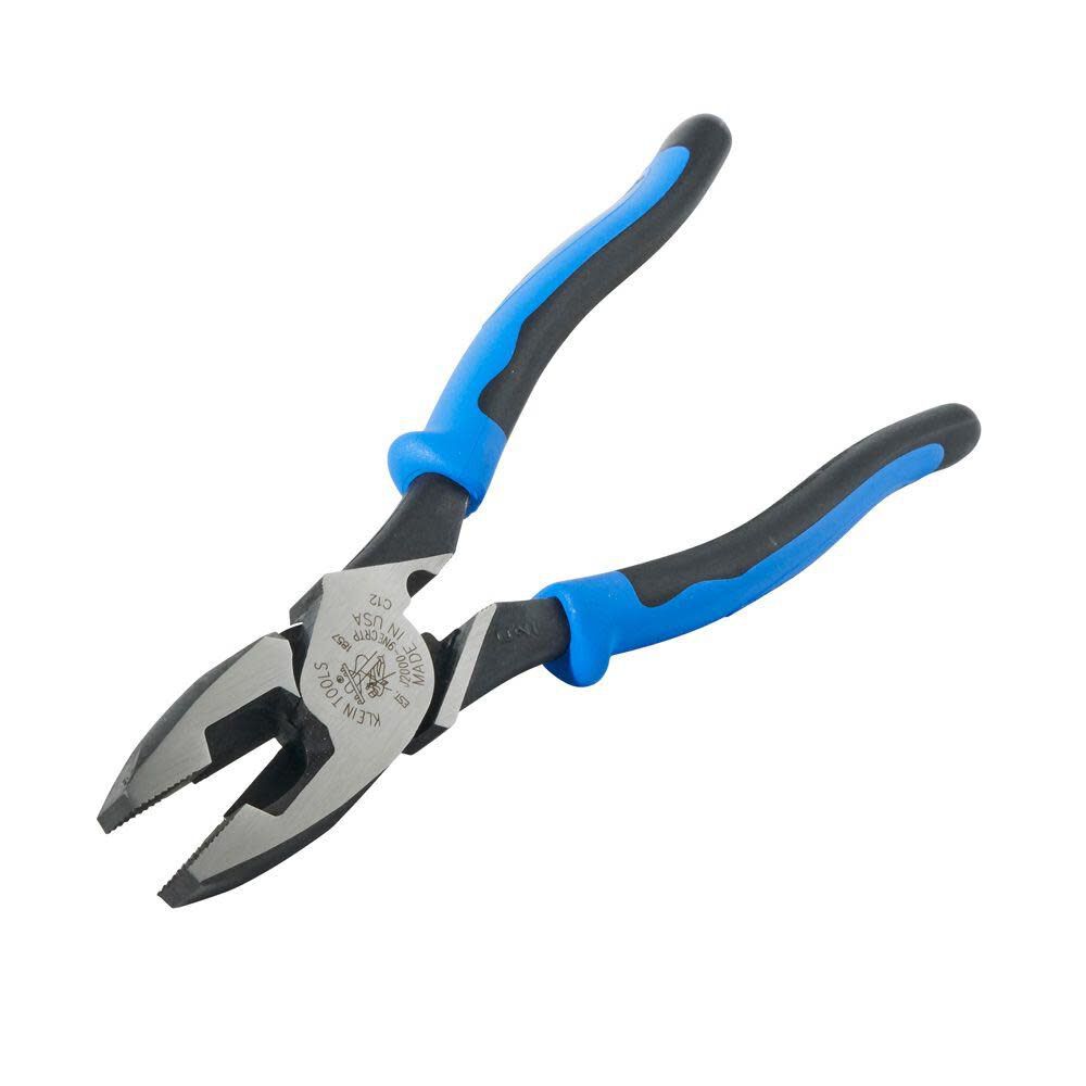 Lineman's Pliers, Fish Tape Pull/Crimping, 9-Inch 9-in Electrical Side Cutting Pliers J20009NECRTP