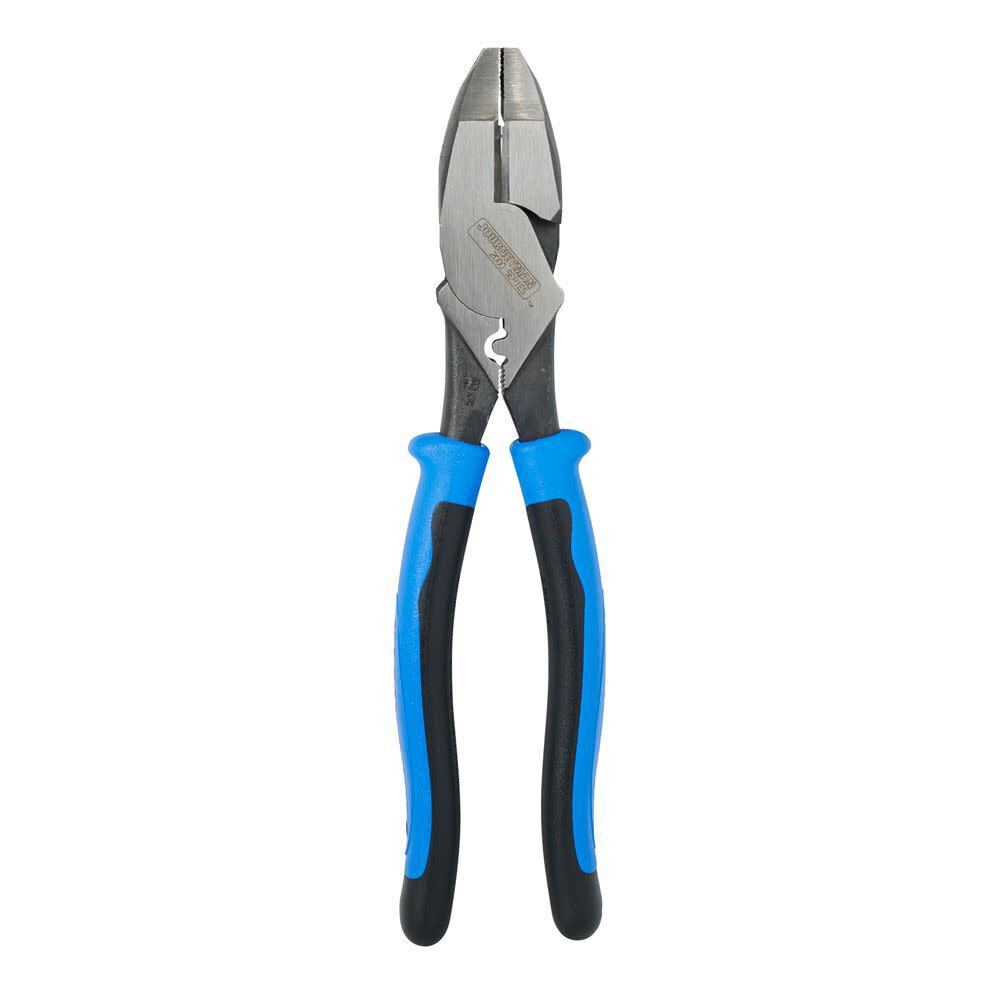 Lineman's Pliers, Fish Tape Pull/Crimping, 9-Inch 9-in Electrical Side Cutting Pliers J20009NECRTP