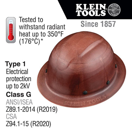 High Temp Full Brim Hard Hat 60452