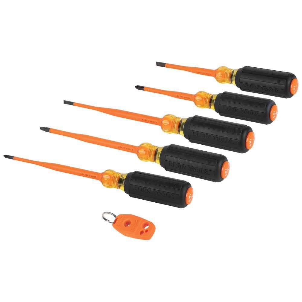 6-Piece Bi-material Handle Assorted Drive Screwdriver Set 33736INS