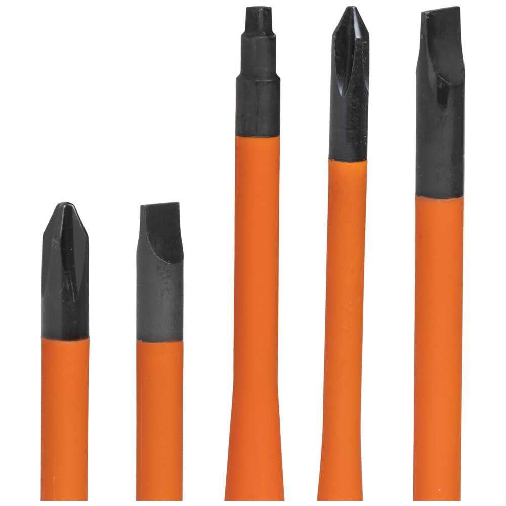 6-Piece Bi-material Handle Assorted Drive Screwdriver Set 33736INS