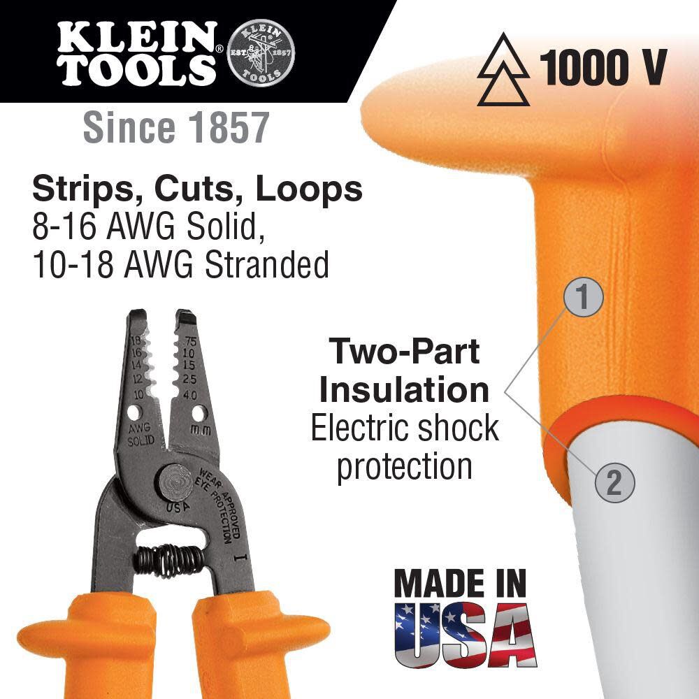 Insulated Wire Stripper and Cutter 11045INS