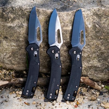 Tools KTO Clip Point Blade Knife, Black OGK002BKT