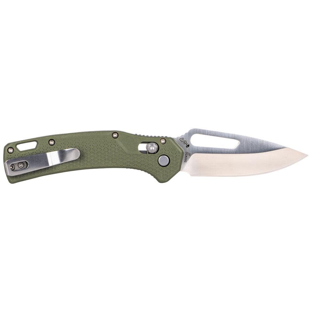 KTO Drop Point Knife, Moss Green OGK000GNT