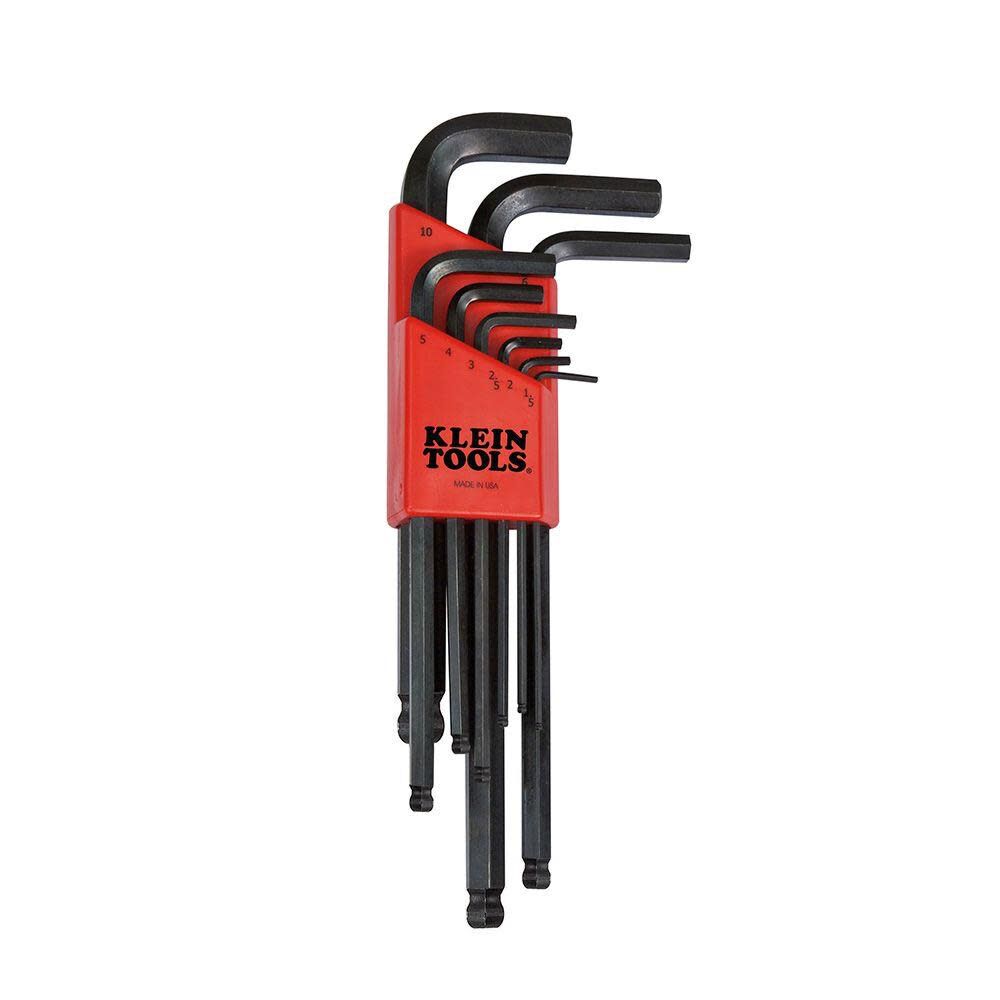 L Ball End Hex Key Set Metric 9 Pc BLMK10