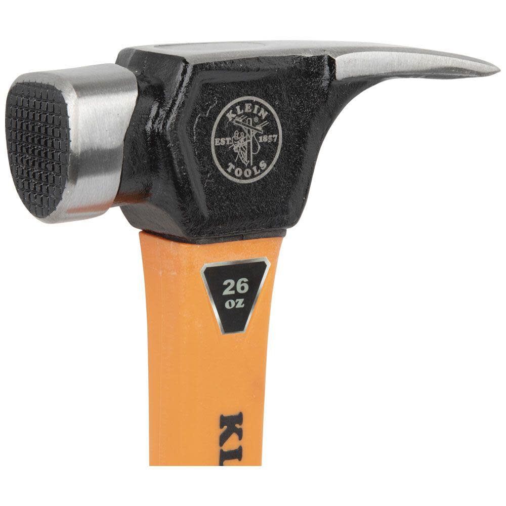 Lineman's Claw End Milled Face Hammer Large 26oz Head 83226