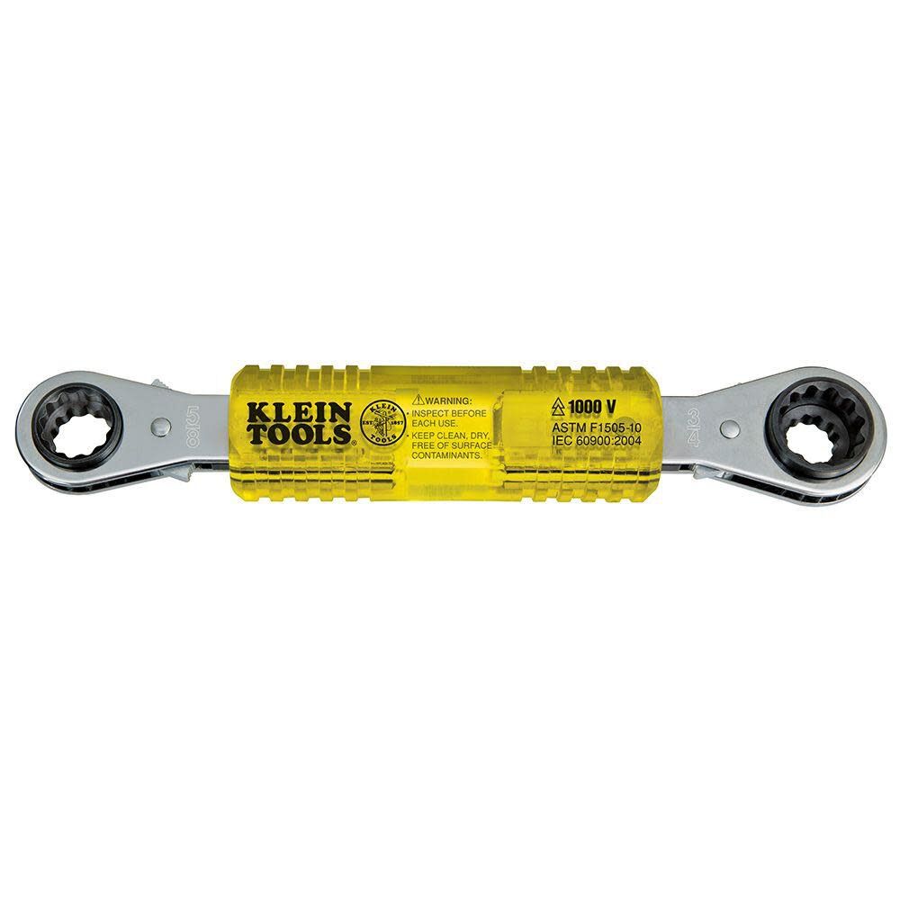 Lineman's Insulated 4-in-1 Box Wrench KT223X4INS