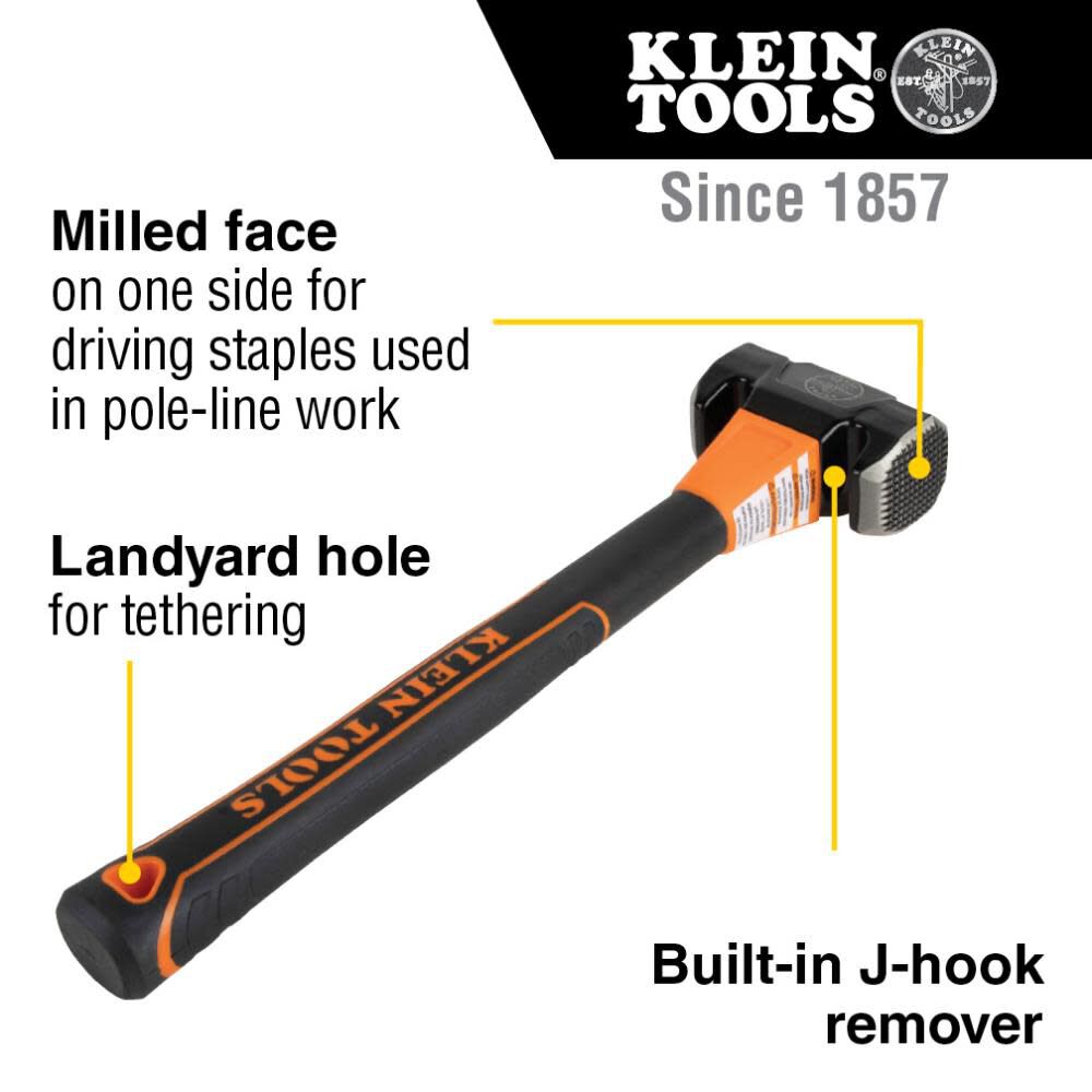 Lineman's Milled-Face Hammer 80936MF