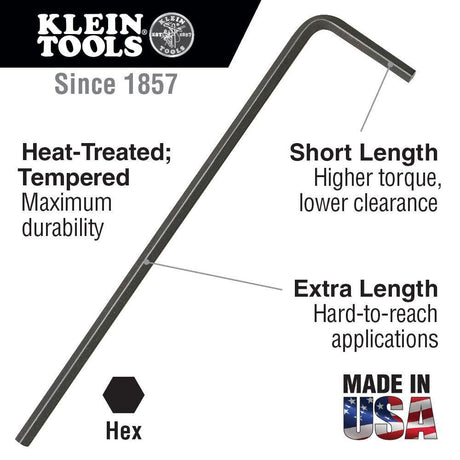 Long Arm Hex Key 1/16in LL4