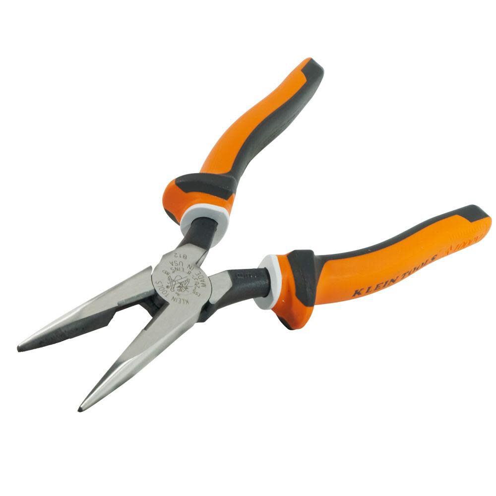 Long Nose Side Cutter Pliers, 8-In Slim Insulated 8-in Electrical Side Cutting Pliers 2038EINS