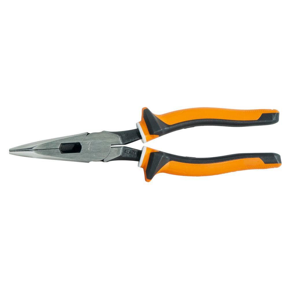 Long Nose Side Cutter Pliers, 8-In Slim Insulated 8-in Electrical Side Cutting Pliers 2038EINS