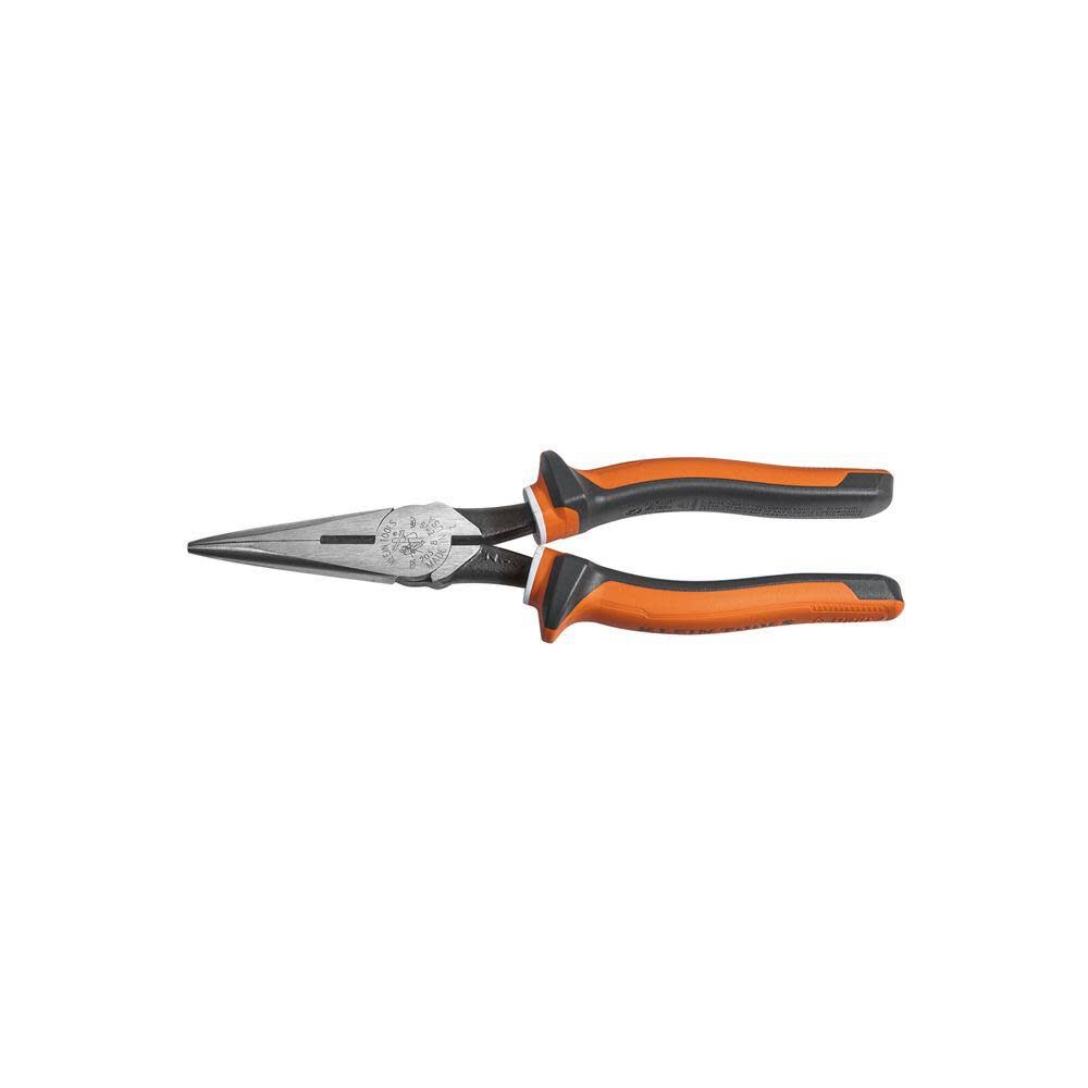 Long Nose Side Cutter Pliers, 8-In Slim Insulated 8-in Electrical Side Cutting Pliers 2038EINS