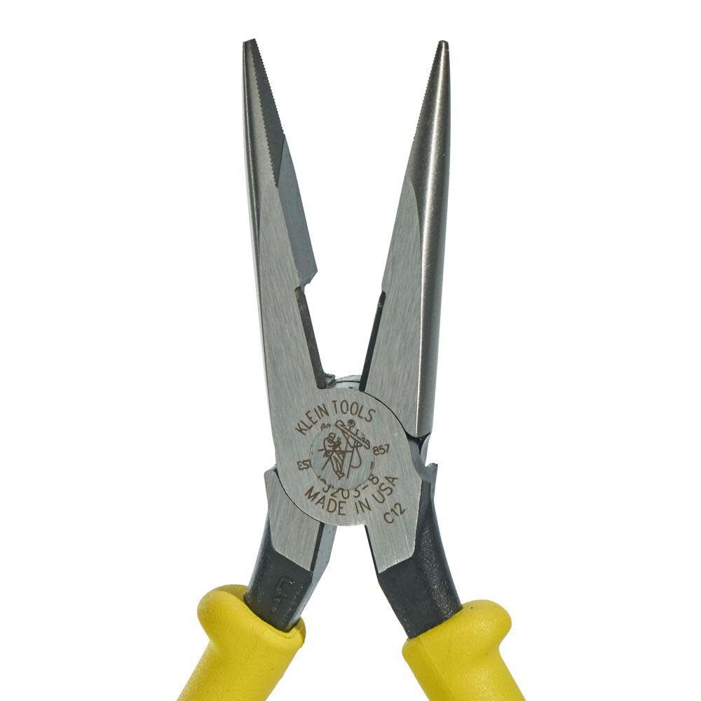 Pliers, Needle Nose Side-Cutters, 8-Inch 8-in Electrical Side Cutting Pliers J2038