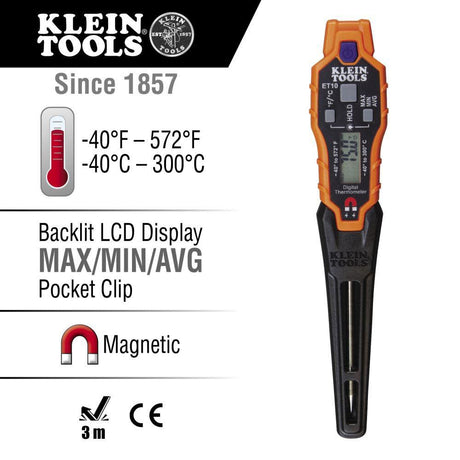 Tools Magnetic Digital Pocket Thermometer ET10