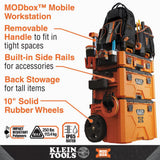 MODbox Medium Tool Box 22-in W x 11.7-in H x 15.5-in D Orange Plastic and Metal Tool Box 54803MB