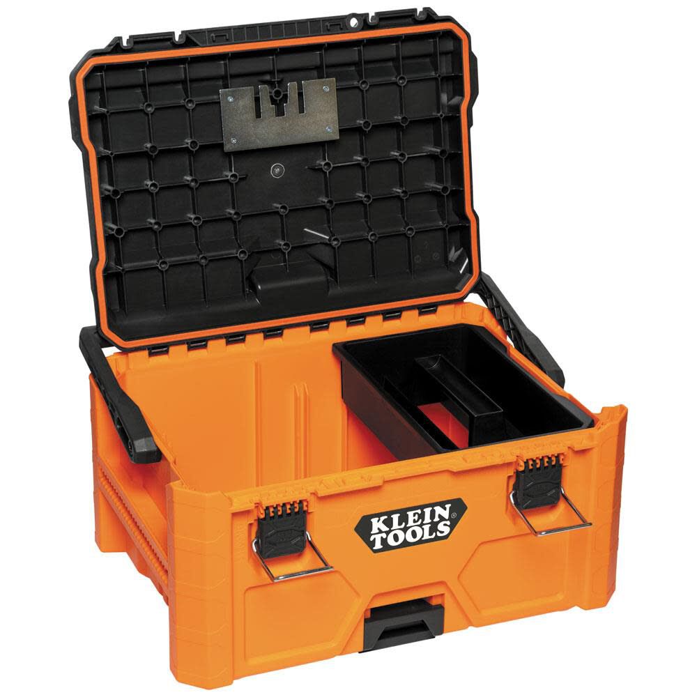 MODbox Medium Tool Box 22-in W x 11.7-in H x 15.5-in D Orange Plastic and Metal Tool Box 54803MB