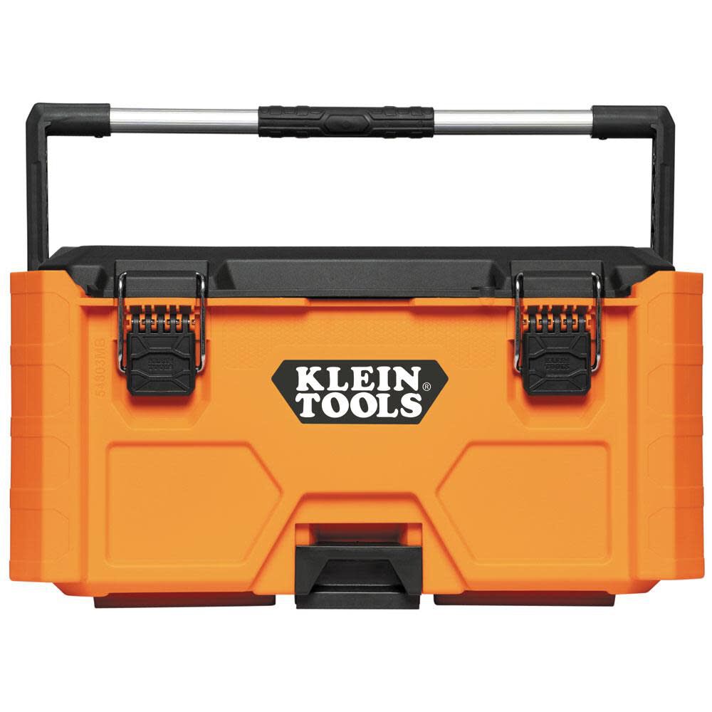 MODbox Medium Tool Box 22-in W x 11.7-in H x 15.5-in D Orange Plastic and Metal Tool Box 54803MB