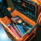 MODbox Medium Tool Box 22-in W x 11.7-in H x 15.5-in D Orange Plastic and Metal Tool Box 54803MB