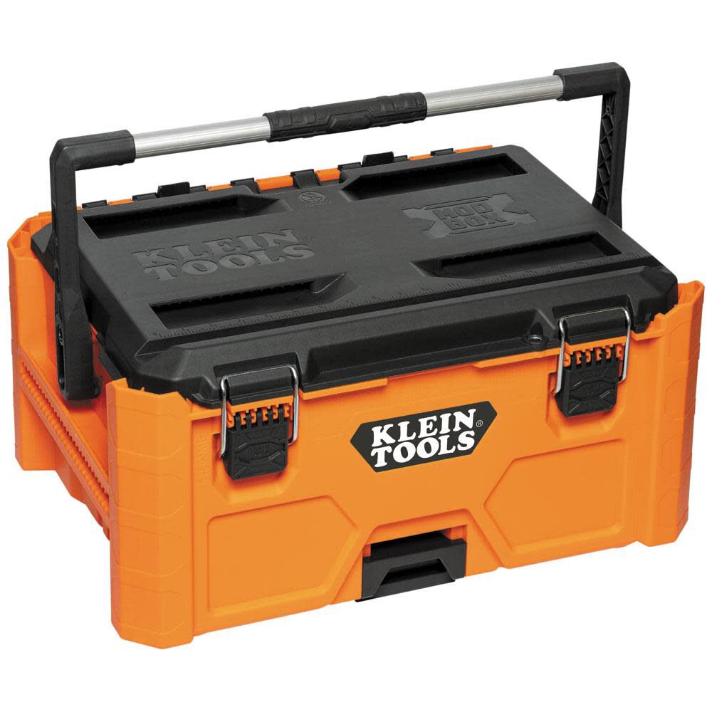 MODbox Medium Tool Box 22-in W x 11.7-in H x 15.5-in D Orange Plastic and Metal Tool Box 54803MB