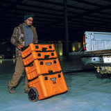 MODbox Rolling Tool Box 22.6-in W x 44-in H x 19.88-in D Orange Plastic and Metal Rolling Tool Box 54802MB