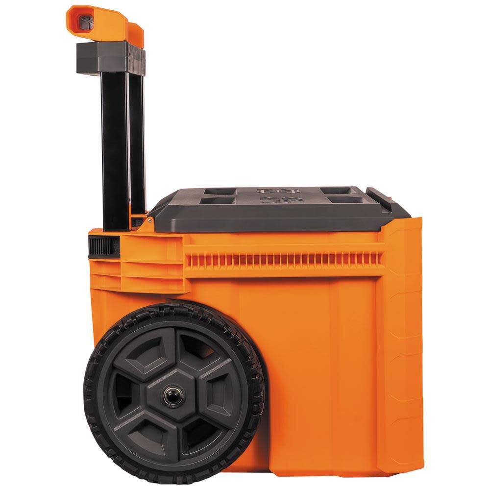 MODbox Rolling Tool Box 22.6-in W x 44-in H x 19.88-in D Orange Plastic and Metal Rolling Tool Box 54802MB