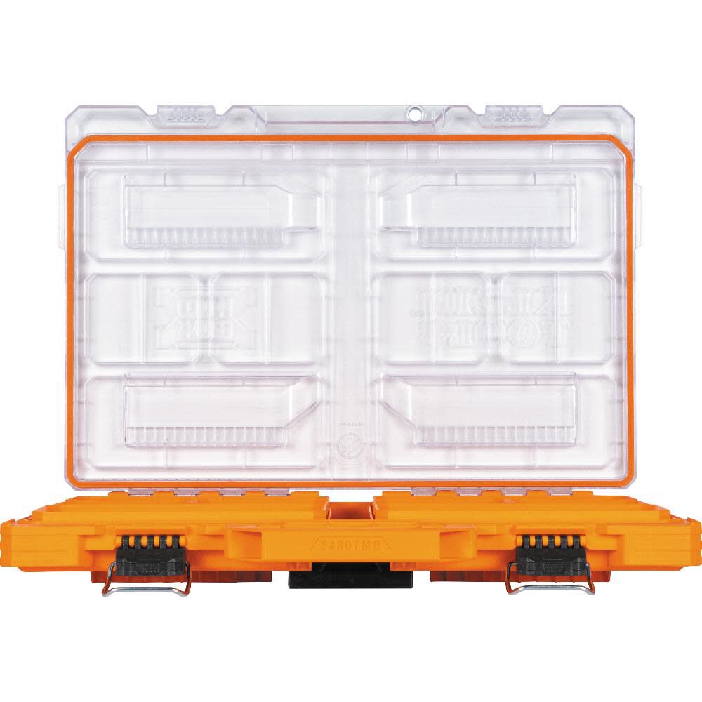 MODbox Short Component Box, Full Width 12-in W x 1.4-in H x 20.8-in D Orange Plastic Tool Box 54807MB