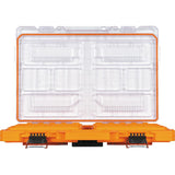 MODbox Short Component Box, Full Width 12-in W x 1.4-in H x 20.8-in D Orange Plastic Tool Box 54807MB