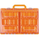 MODbox Short Component Box, Full Width 12-in W x 1.4-in H x 20.8-in D Orange Plastic Tool Box 54807MB