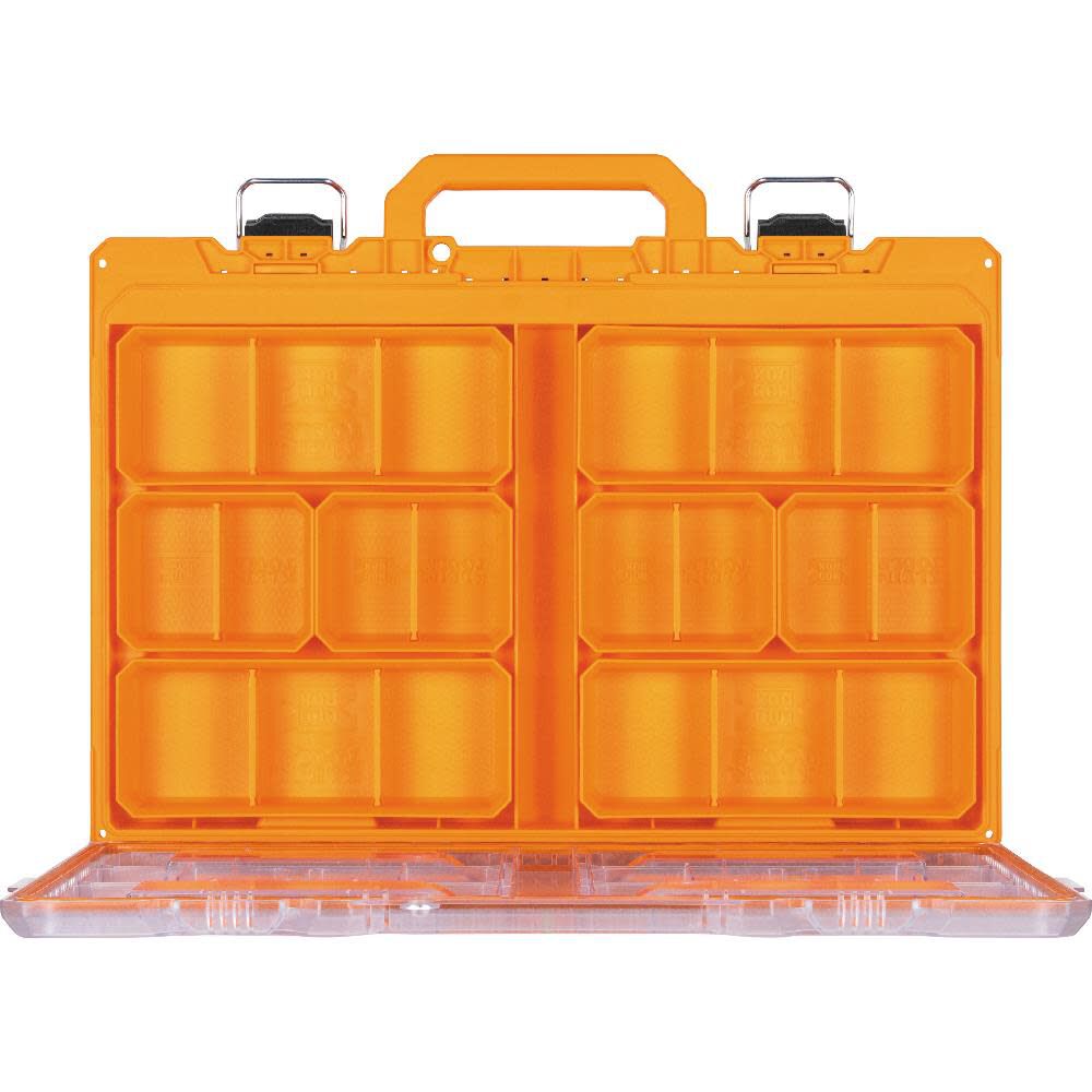 MODbox Short Component Box, Full Width 12-in W x 1.4-in H x 20.8-in D Orange Plastic Tool Box 54807MB