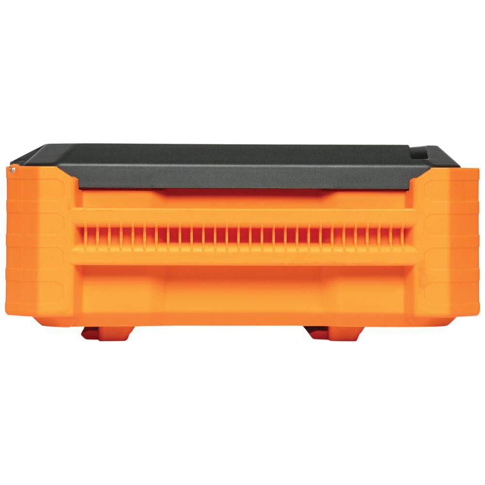 MODbox Small Tool Box 22-in W x 6.6-in H x 15.5-in D Orange Plastic Tool Box 54804MB