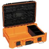 MODbox Small Tool Box 22-in W x 6.6-in H x 15.5-in D Orange Plastic Tool Box 54804MB