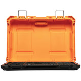 MODbox Small Tool Box 22-in W x 6.6-in H x 15.5-in D Orange Plastic Tool Box 54804MB