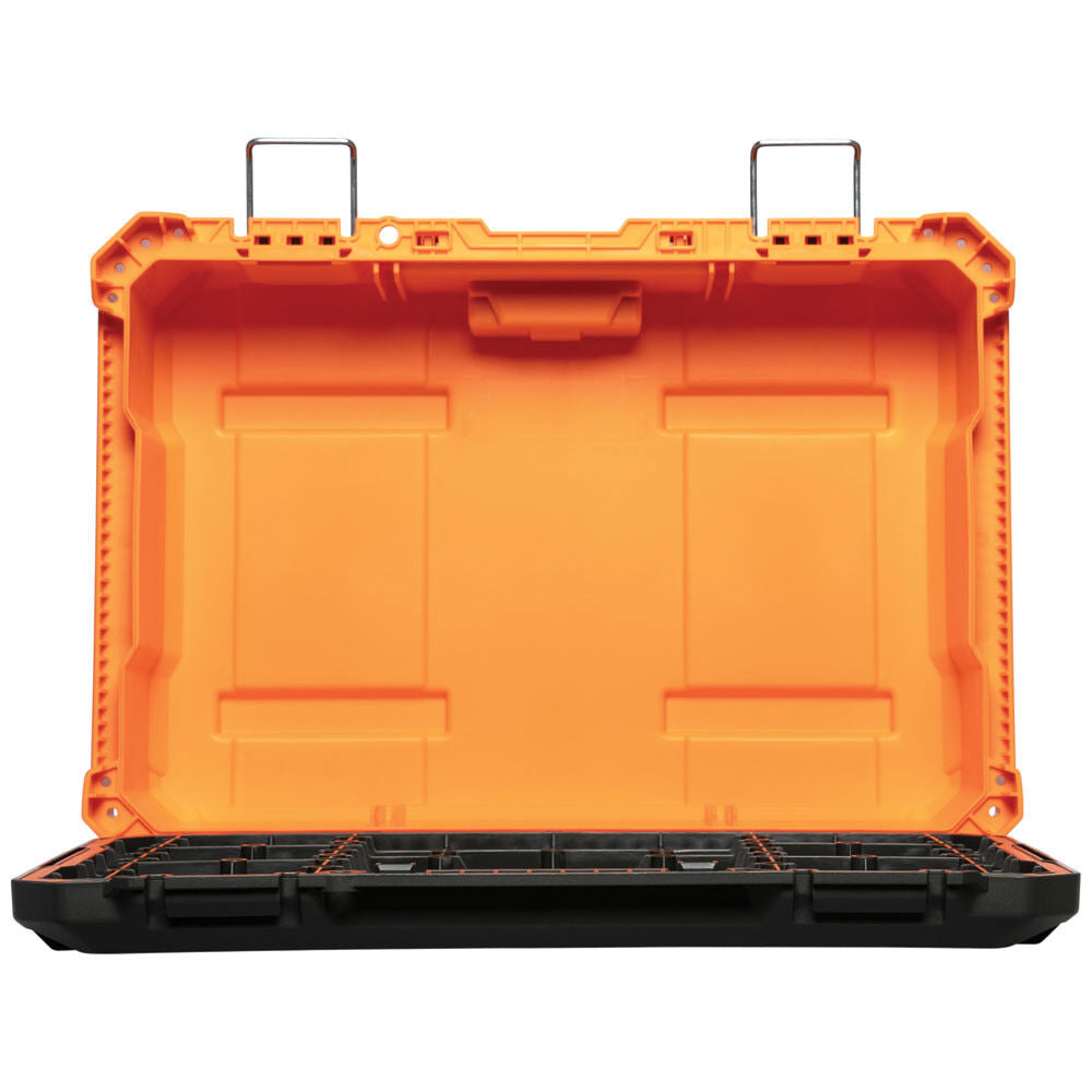 MODbox Small Tool Box 22-in W x 6.6-in H x 15.5-in D Orange Plastic Tool Box 54804MB