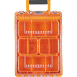 MODbox Tall Component Box, Half Width 12-in W x 3.7-in H x 9.7-in D Orange Plastic Tool Box 54808MB