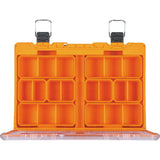 MODbox Tall Component Box, Full Width 12-in W x 3.7-in H x 20.8-in D Orange Plastic Tool Box 54806MB