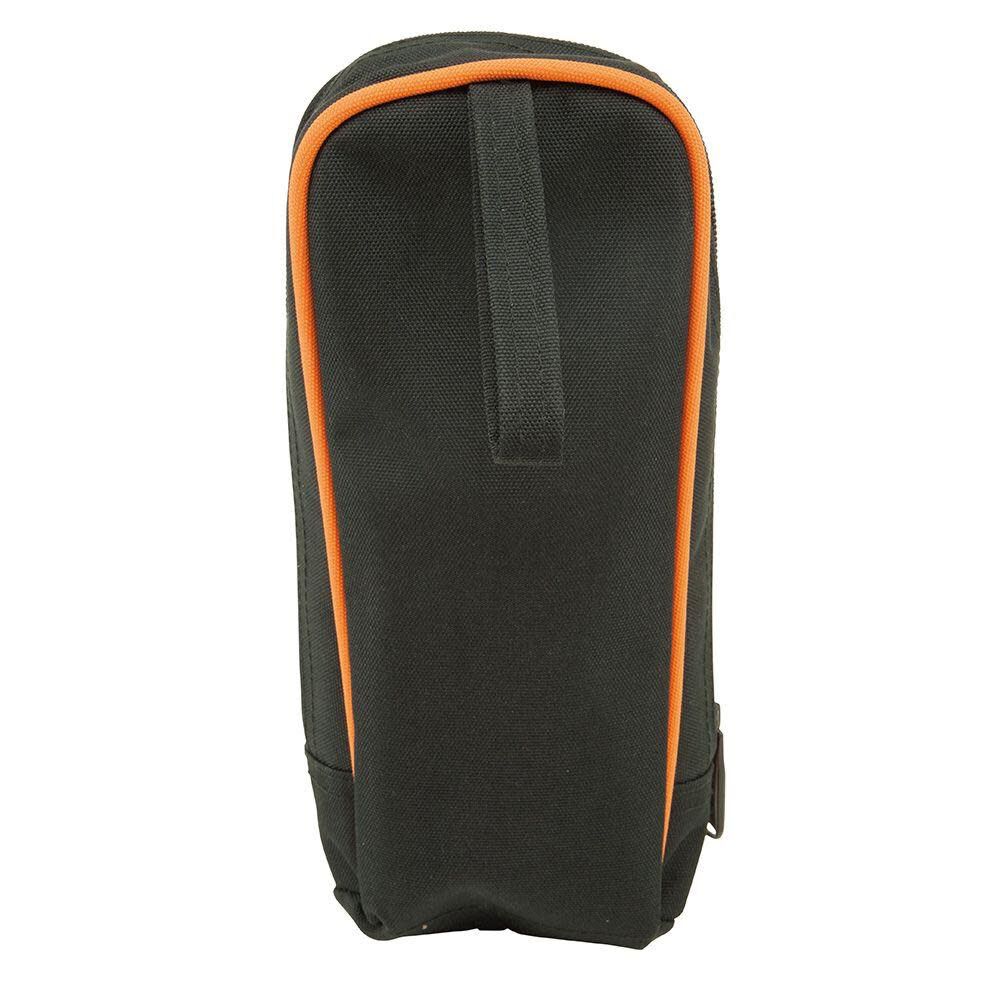 Multimeter Carrying Case Black Ballistic Nylon 4-in Zippered Tool Bag 69401