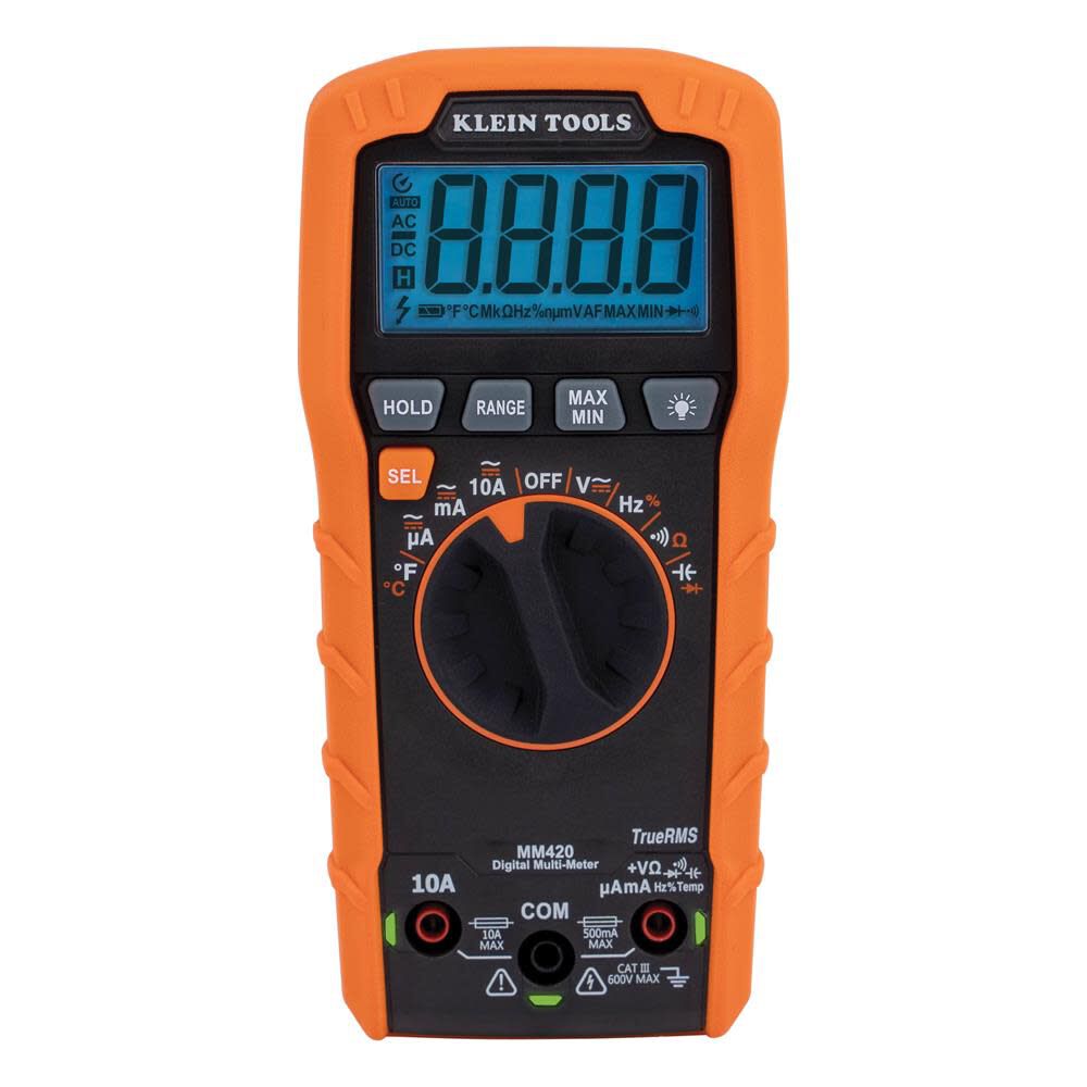 Multimeter TRMS Auto 600V Temp MM420